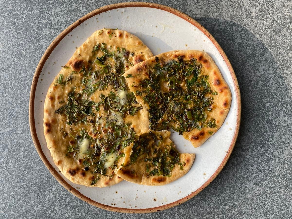 Green Chilli Naan