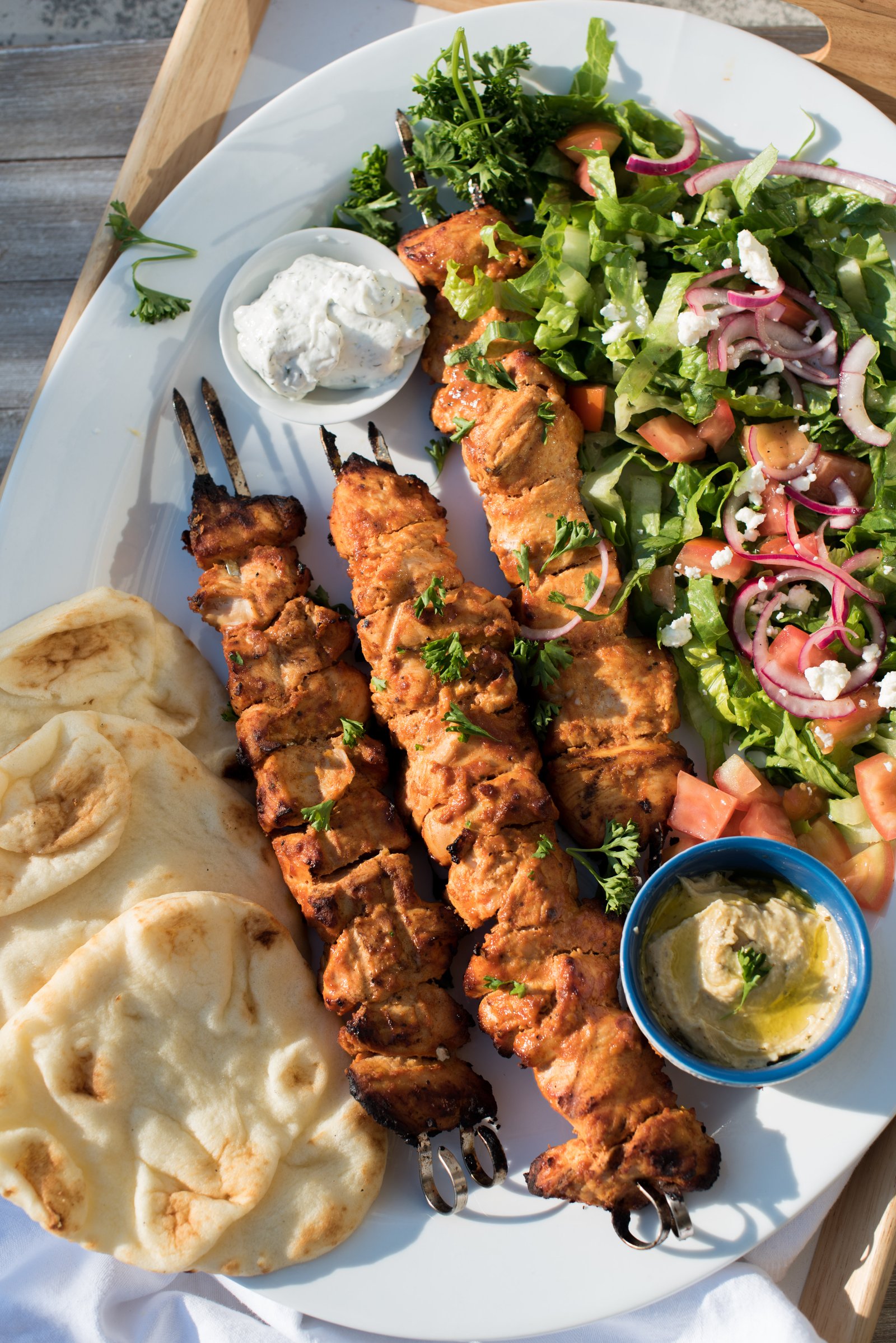 Chicken/Beef Kabab Platter