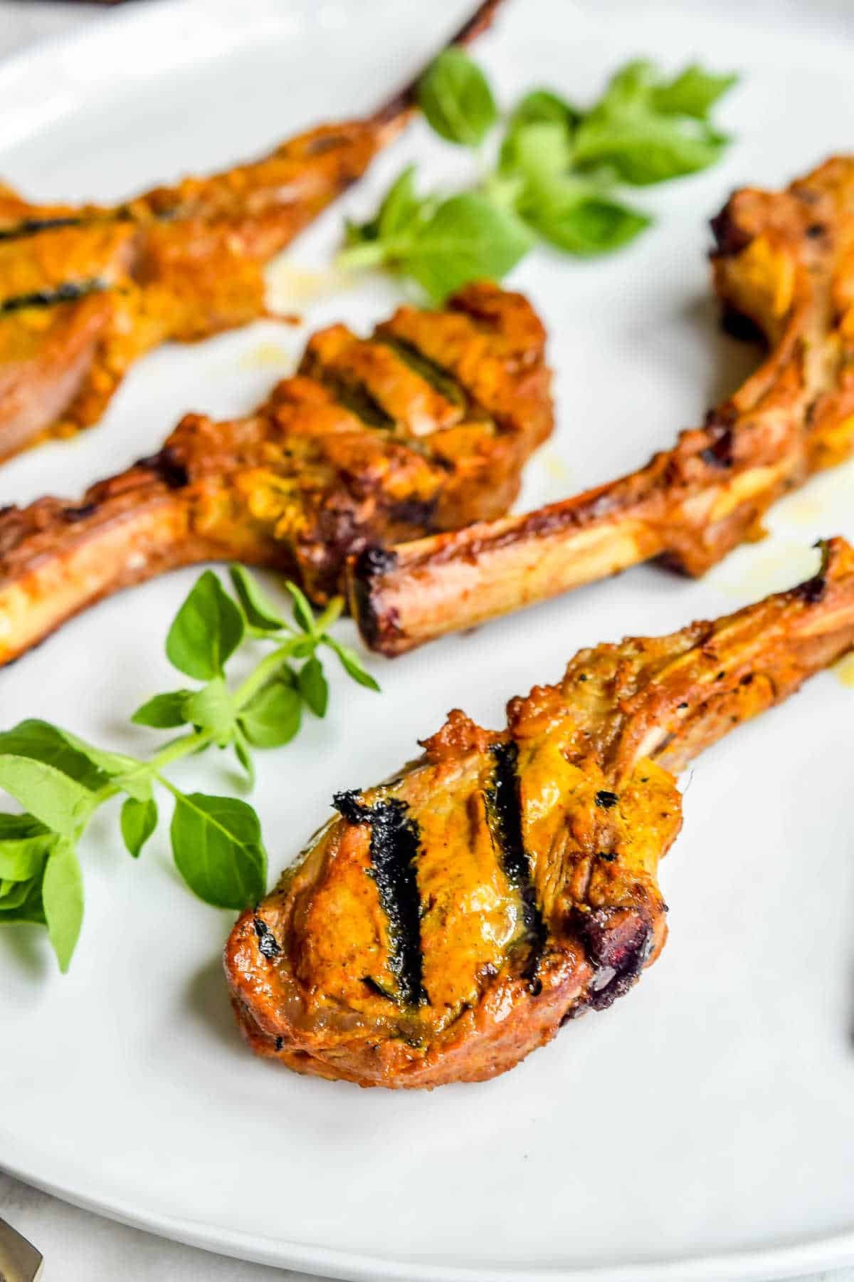 Tandoori Lamb Chop Platter