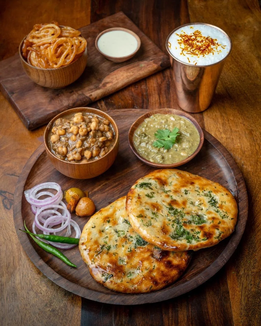 Amritsari Kulcha With channa